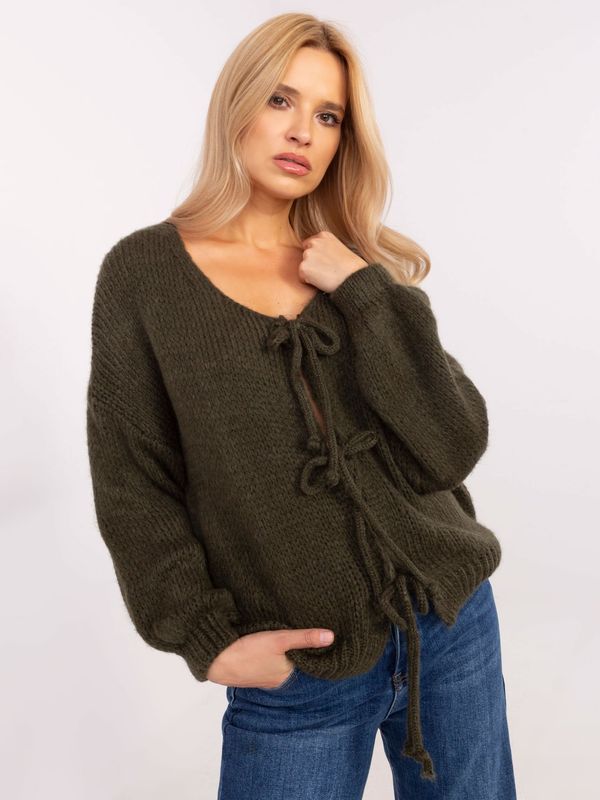 Italy Moda Sweater-MI-SW-0412.26-khaki