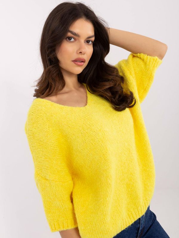 Italy Moda Sweater-MI-SW-2103.07-yellow