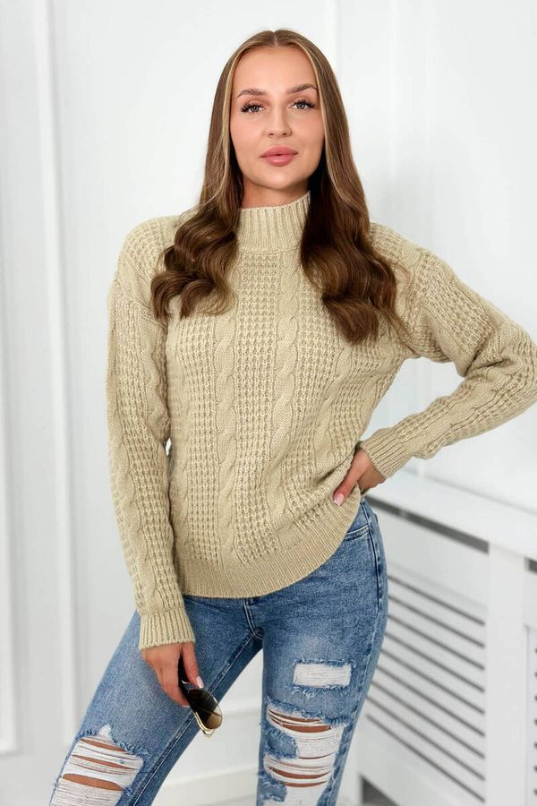 Kesi Sweater over the head light beige