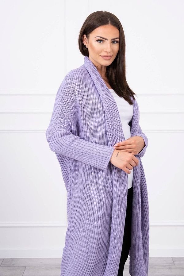 Kesi Sweater with batwing sleeve purple