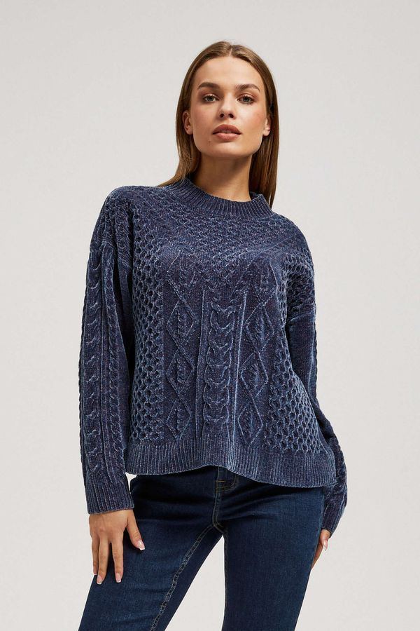 Moodo Sweater with decorative fabric