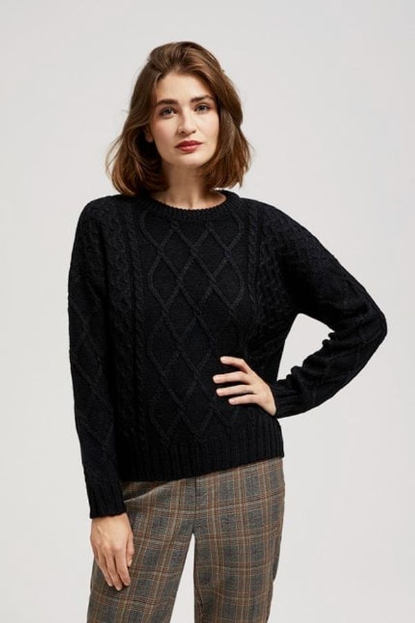 Moodo Sweater with decorative fabric