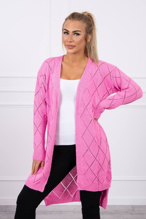 Kesi Sweater with geometric pattern pink