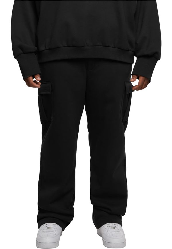 Urban Classics Sweatpants Heavy Straight Leg Cargo Black