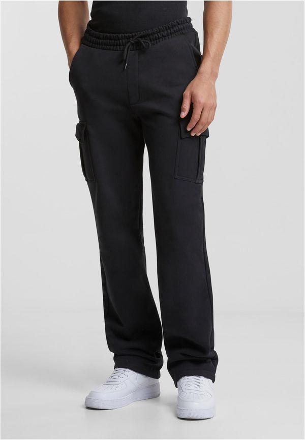 Urban Classics Sweatpants Heavy Straight Leg Cargo Black