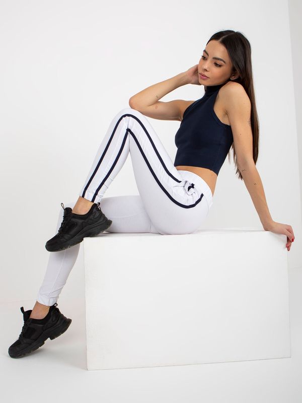 RUE PARIS Sweatpants-LO-DR-LK-238.09-white