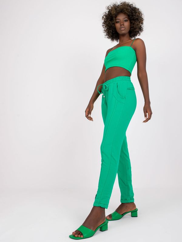 BASIC Feel Good Sweatpants-RV-DR-3589.06X-green