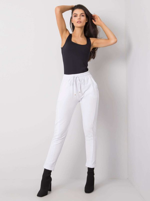 BASIC Feel Good Sweatpants-RV-DR-3589.07X-white