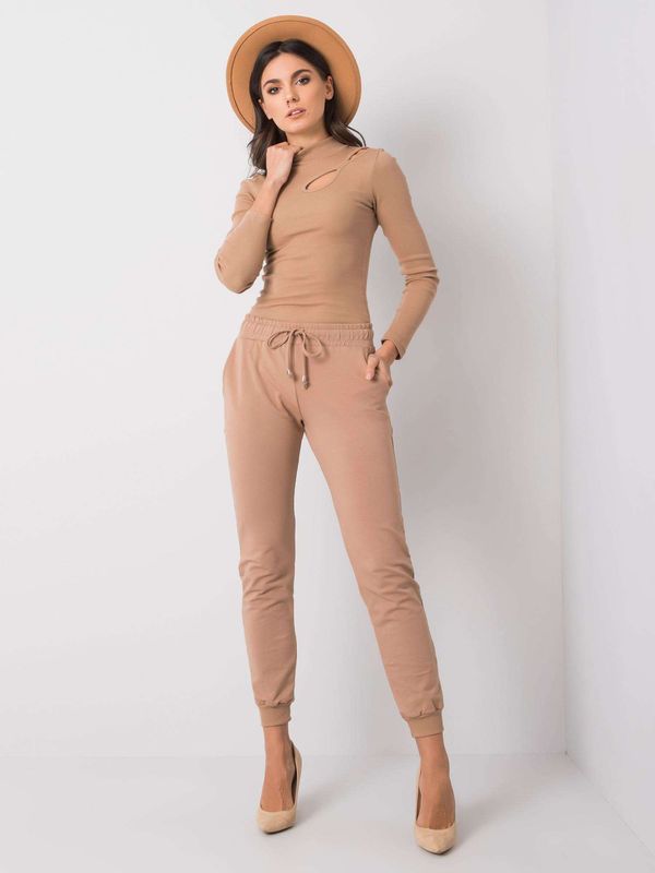 BASIC Feel Good Sweatpants-RV-DR-5040.02X-camel