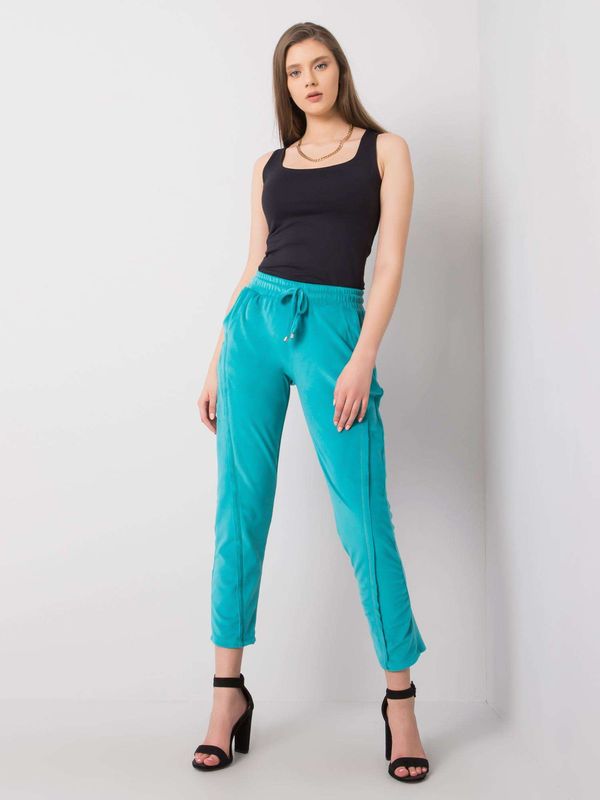 RUE PARIS Sweatpants-RV-DR-6110.92P-Turquoise