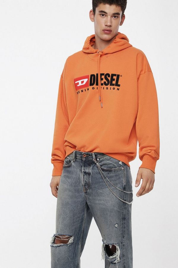 Diesel Sweatshirt - Diesel SDIVISION SWEATSHIRT orange
