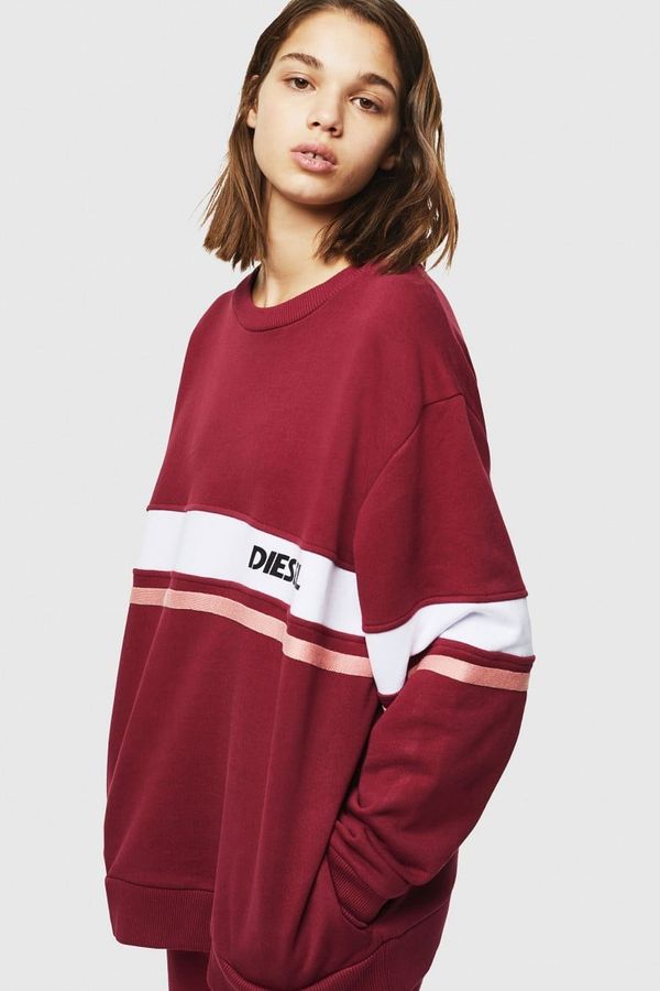 Diesel Sweatshirt - Diesel UFLTPHYLO SWEATSHIRT burgundy