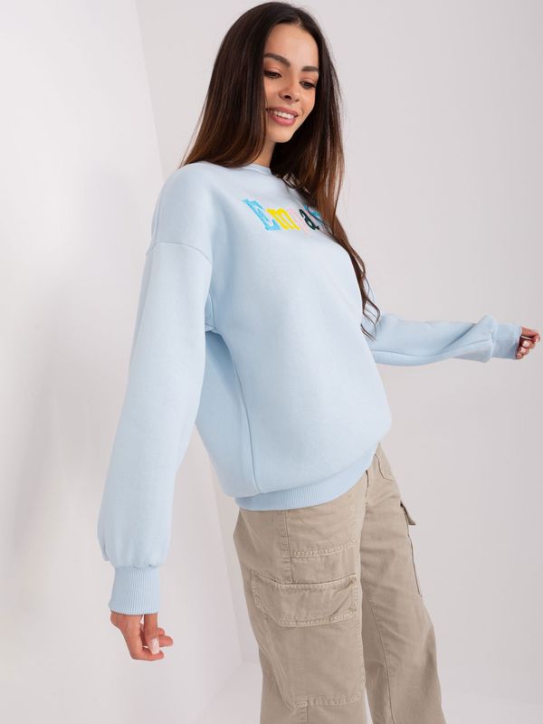 Wow Donna Sweatshirt-EM-BL-617-12.04-light blue