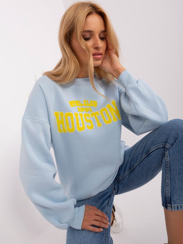 Wow Donna Sweatshirt-EM-BL-617-13.98P-light blue