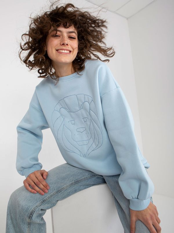 ex moda Sweatshirt-EM-BL-617-4.41P-light blue