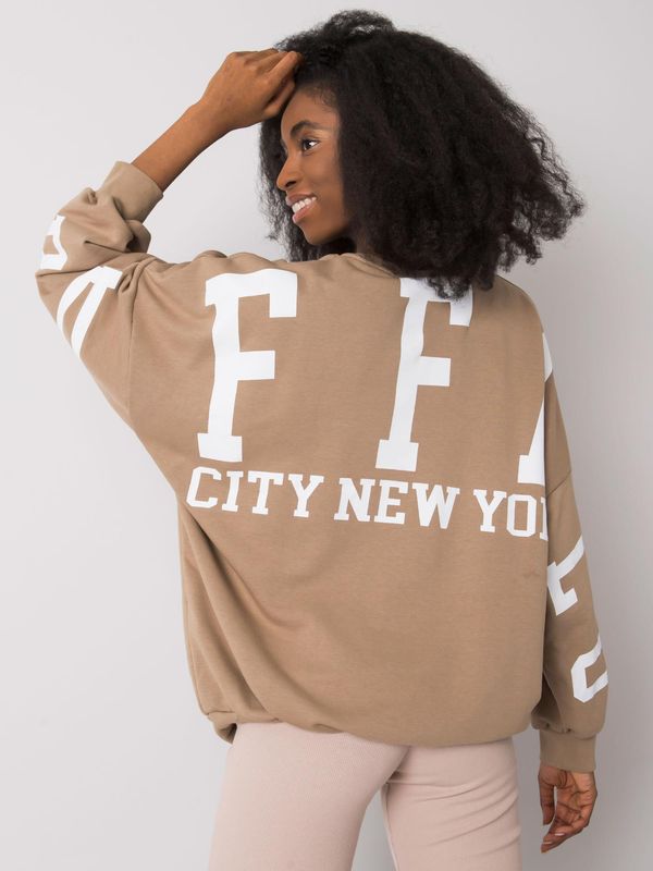 ex moda Sweatshirt-EM-BL-710.14-dark beige