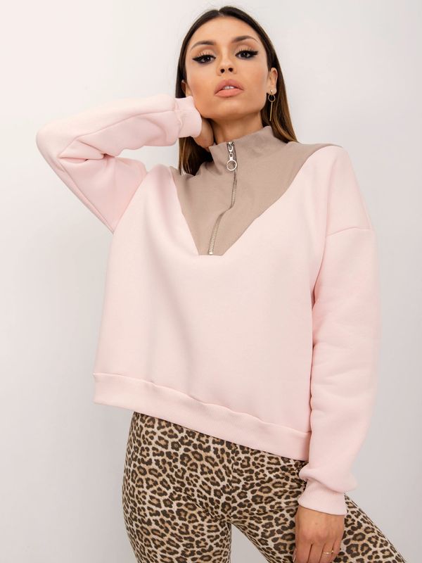 RUE PARIS Sweatshirt-RV-BL-5218.70-light pink