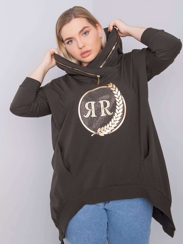 RELEVANCE Sweatshirt-RV-BL-6464.46P-dark khaki