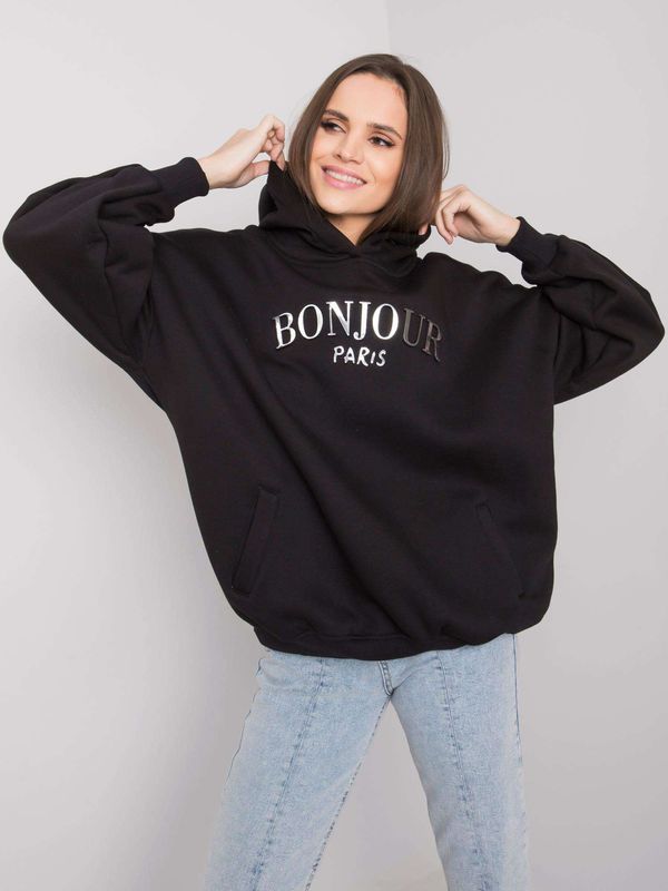 RUE PARIS Sweatshirt-RV-BL-7357.35X-black