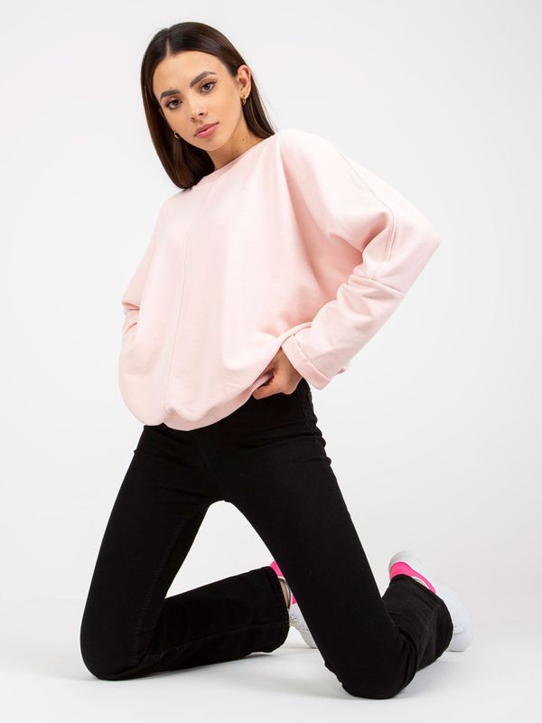 RUE PARIS Sweatshirt-RV-BL-8080.56-light pink