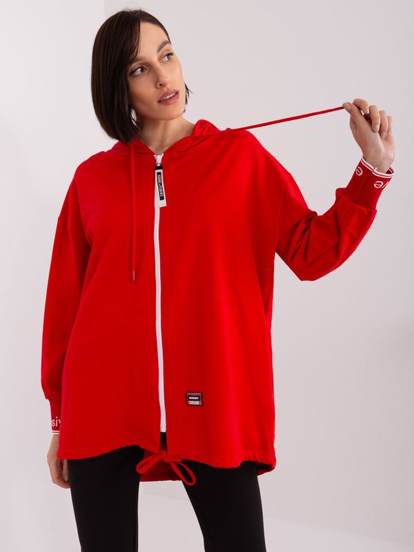 RELEVANCE Sweatshirt-RV-BL-9096.43P-red