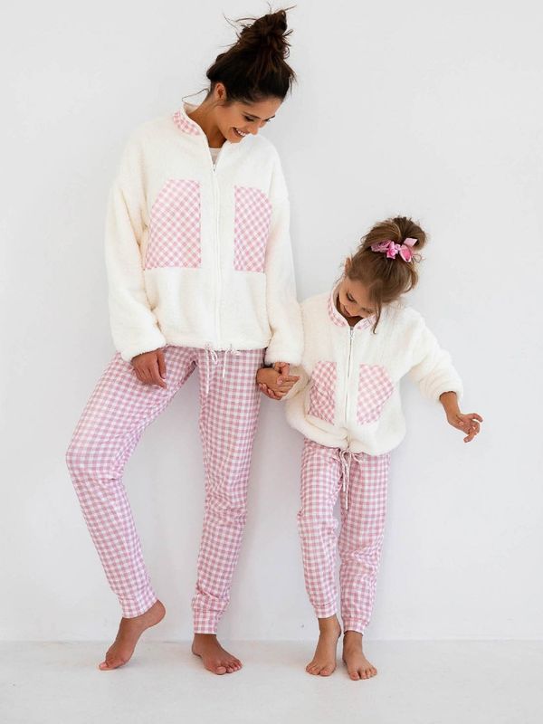 Sensis Sweatshirt Sensis Nanny Kids L/R 110-128 ecru-pink 001