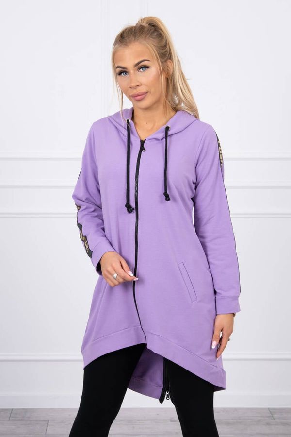 Kesi Sweatshirt with back zip dark purple