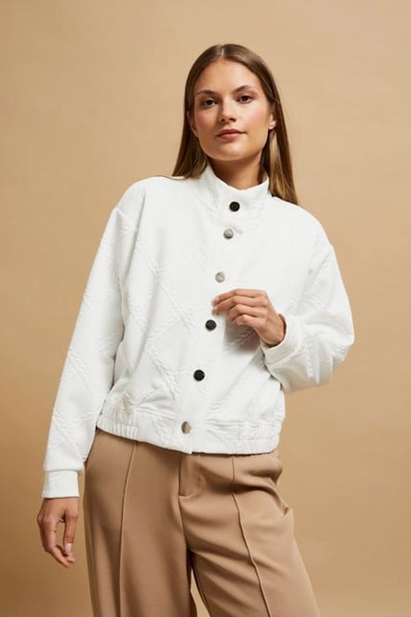 Moodo Sweatshirt with decorative buttons
