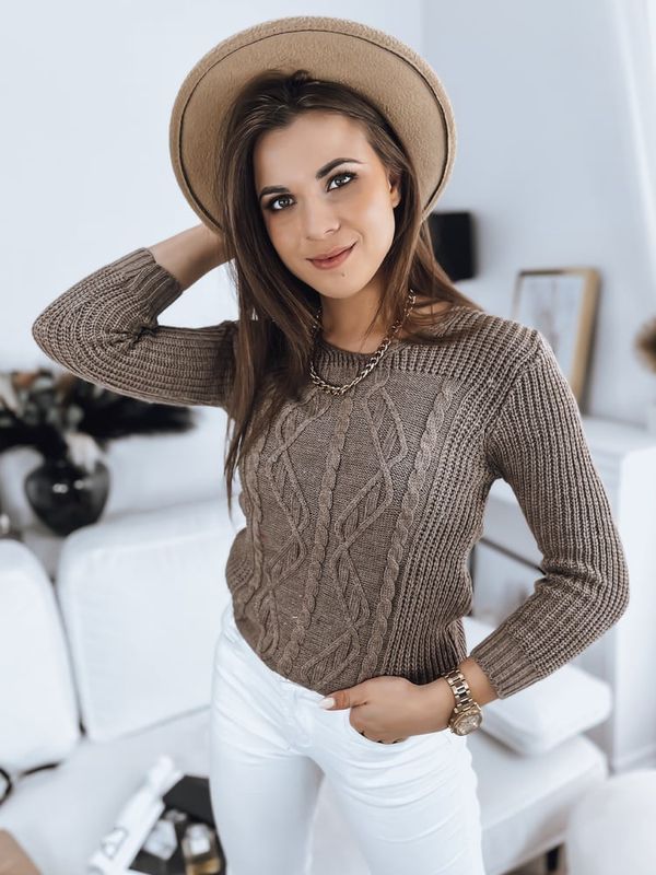 DStreet Sweter damski MIRA beżowy Dstreet