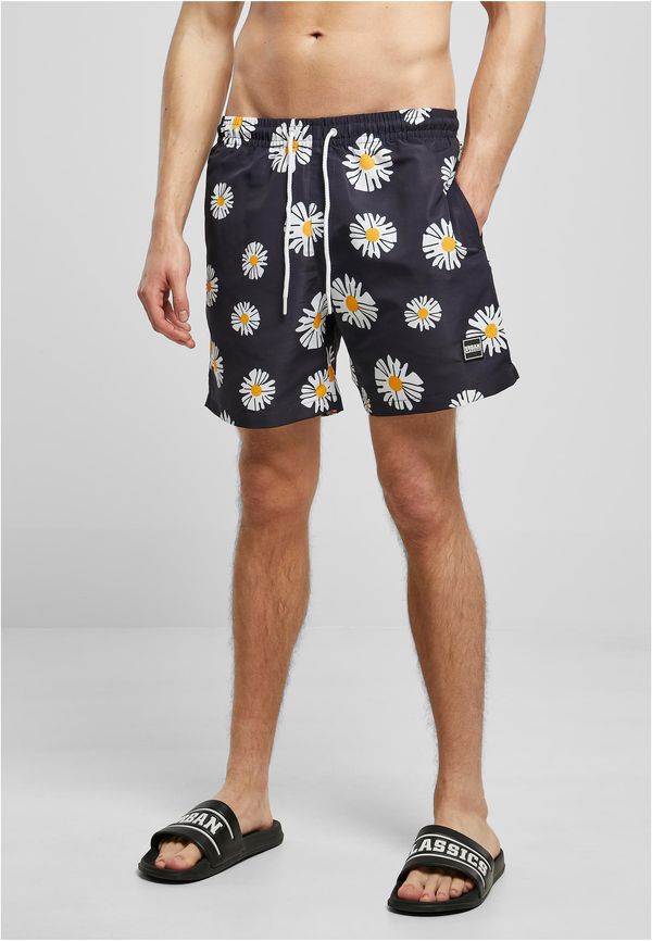 UC Men Swimsuit shorts with easternavydaisy pattern