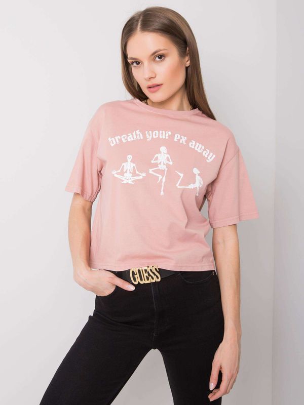 RUE PARIS T-shirt-157-TS-0086.60P-Light Pink