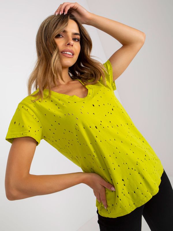 FANCY T-shirt-FA-TS-6967.77P-lime green