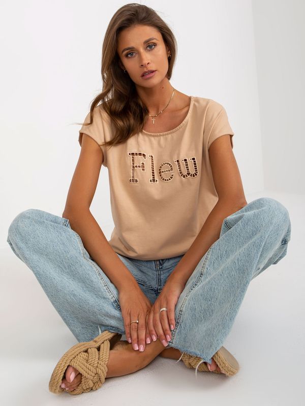 FANCY T-shirt-FA-TS-8515.46-camel