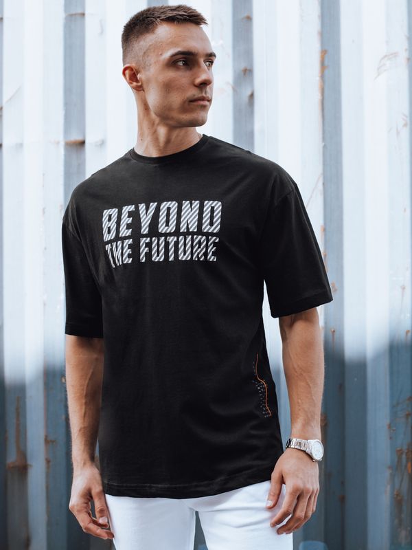 DStreet T-shirt męski czarny Dstreet