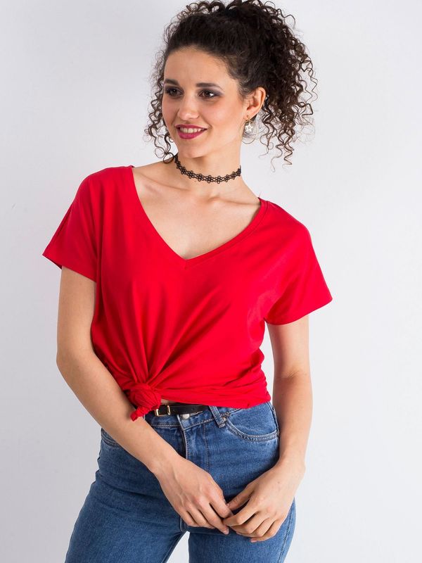 BASIC Feel Good T-shirt-RV-TS-4832.14P-red