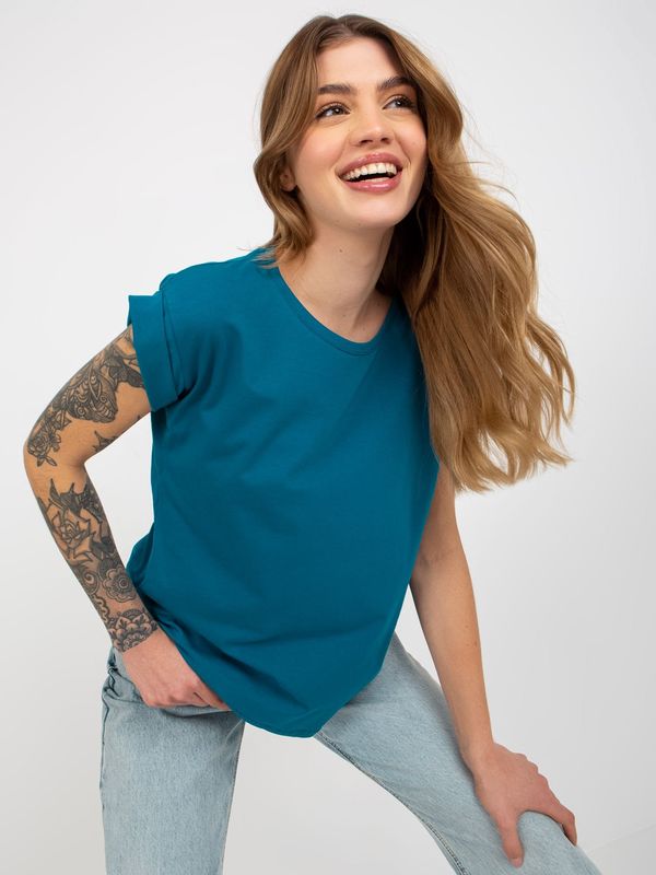 BASIC Feel Good T-shirt-RV-TS-4833.14-sea