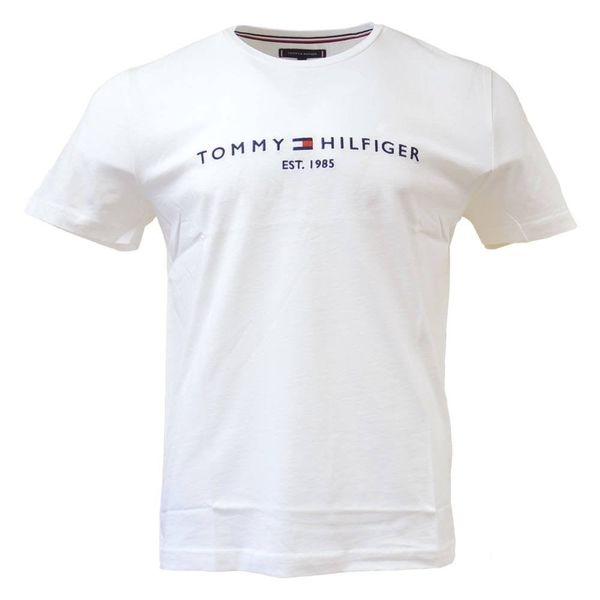 Tommy Hilfiger T-Shirt - TOMMY HILFIGER TOMMY LOGO TEE white