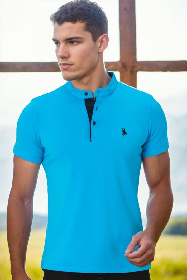 dewberry T8560 DEWBERRY T-SHIRT-TURQUOISE -1