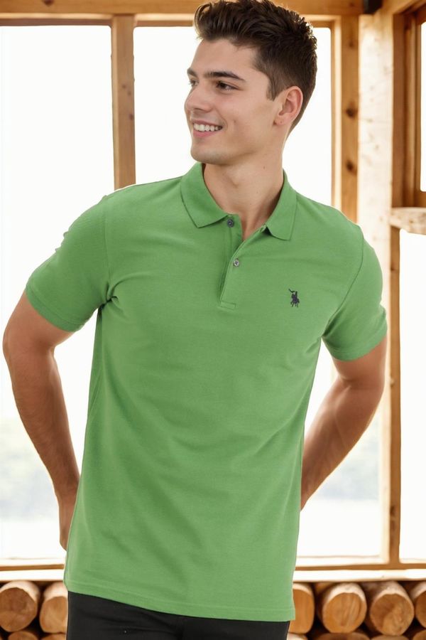 dewberry T8561 DEWBERRY MEN'S TSHIRT-OPTICAL LIGHT KHAKI