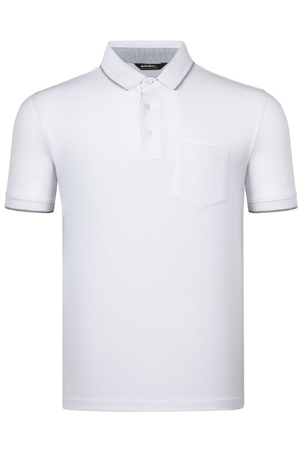 dewberry T8573 DEWBERRY MEN'S T-SHIRT-WHITE 2