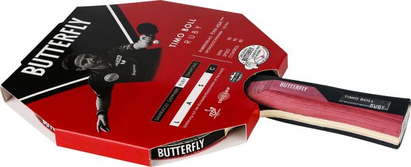 Butterfly Table Tennis Bat: Butterfly Boll Ruby