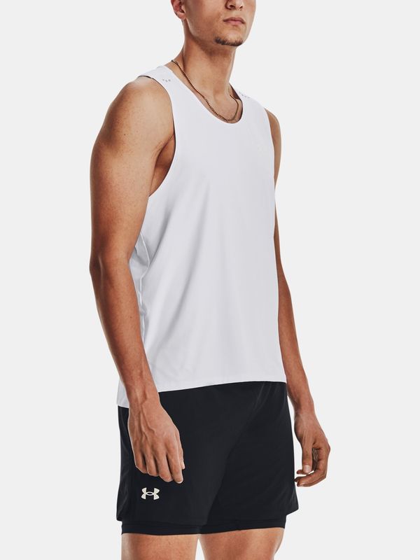 Under Armour Tank Top Under Armour UA ISO-CHILL LASER SINGLET-WHT - Men