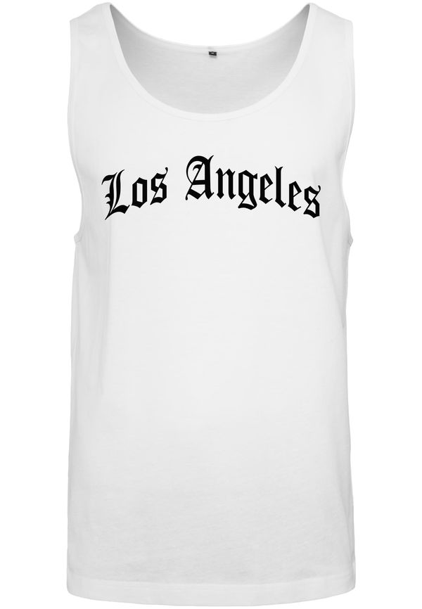 MT Men Tank top with Los Angeles lettering white