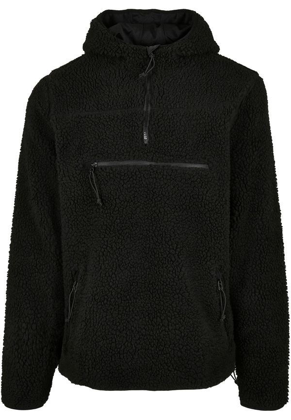 Brandit Teddyfleece Worker Pullover Jacket Black