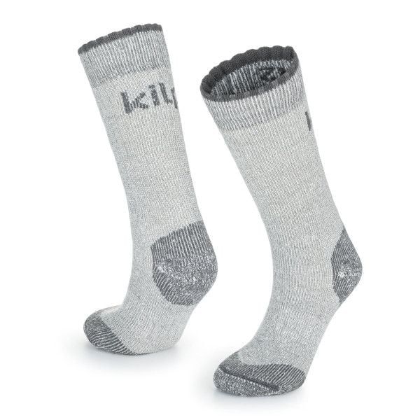 Kilpi Thick merino wool socks Kilpi LECCO-U light gray