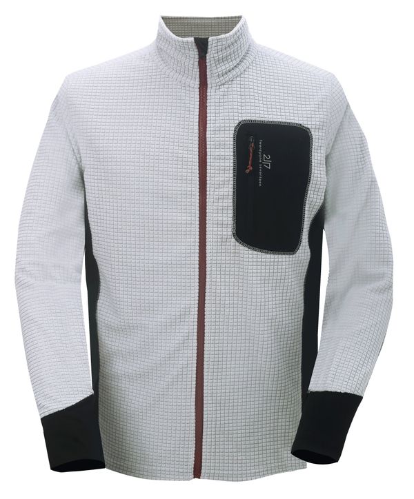 2117 TJÄLLMO- Man Sweatshirt (brushed fleece) - Pearl grey