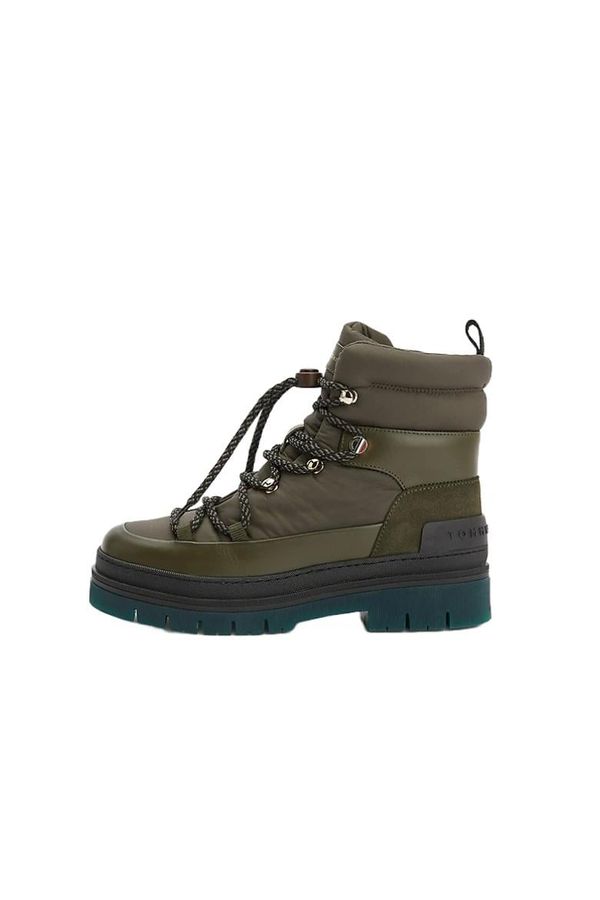 Tommy Hilfiger Tommy Hilfiger Boots - LACED OUTDOOR BOOT green