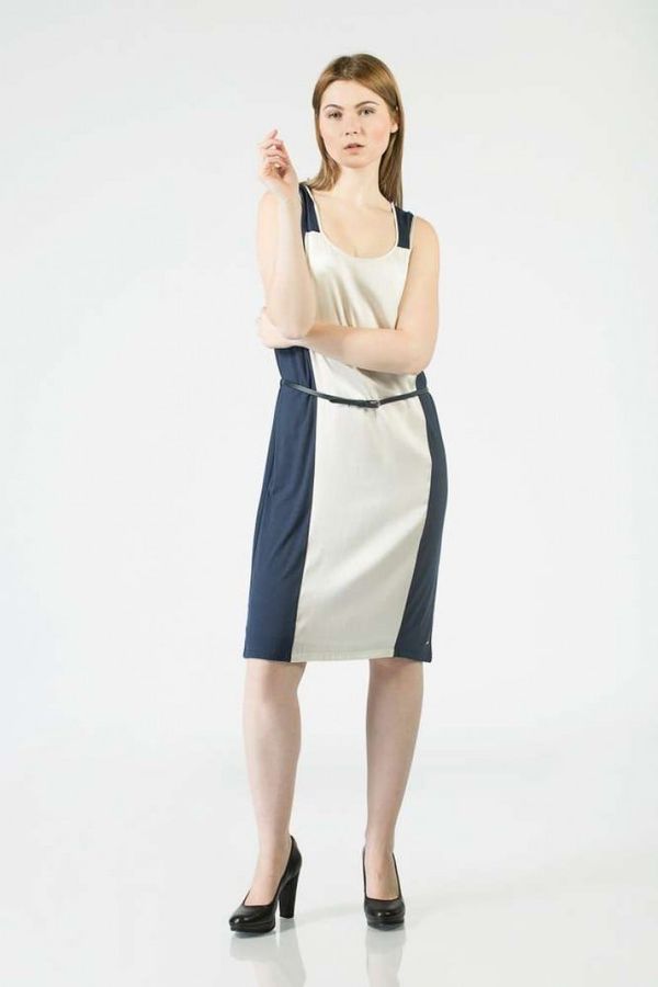 Tommy Hilfiger Tommy Hilfiger Dress - BLOOM SCOOP NK DRESS NS blue