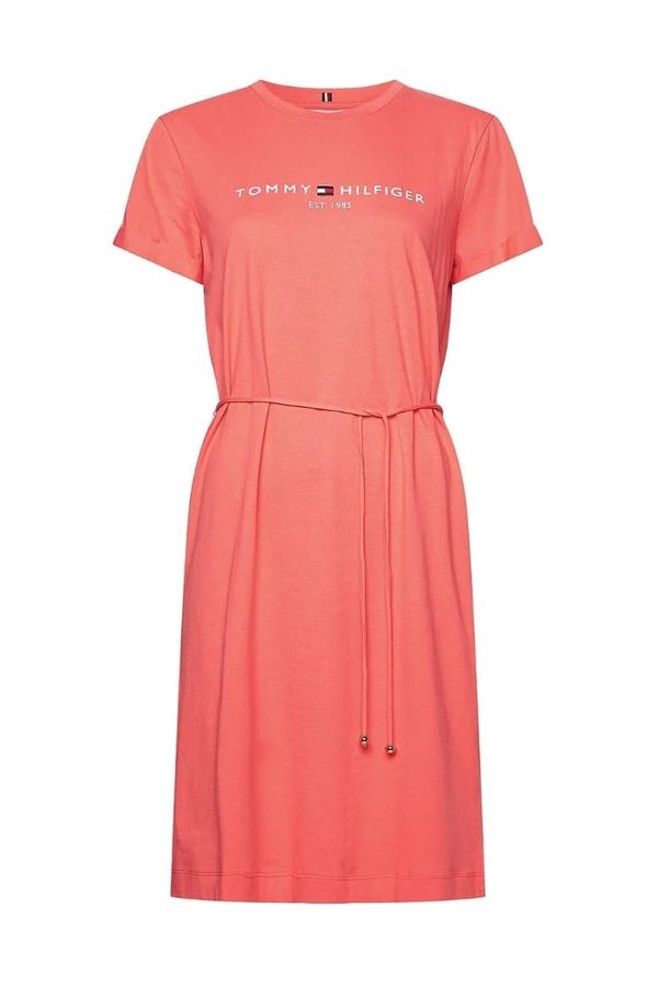 Tommy Hilfiger Tommy Hilfiger Dress - TH COOL REG HILFIGER DRESS SS orange