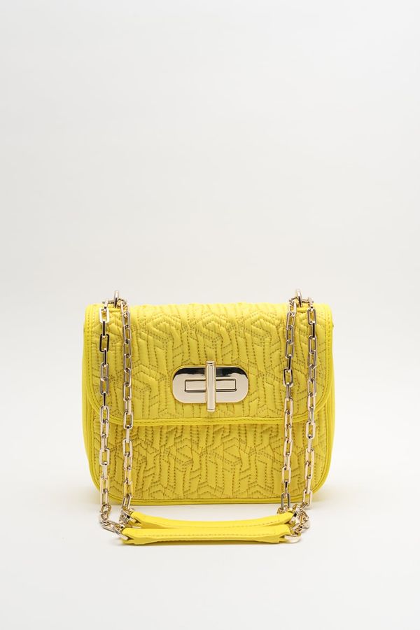 Tommy Hilfiger Tommy Hilfiger Handbag - TURNLOCK CROSSOVER QUILT yellow